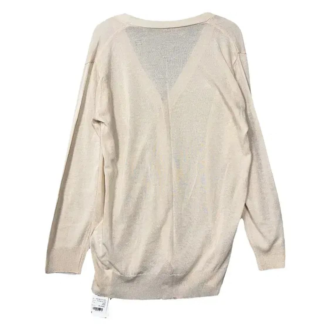 [새상품]나인 크림 롱 니트 가디건 FREE 상품이미지2