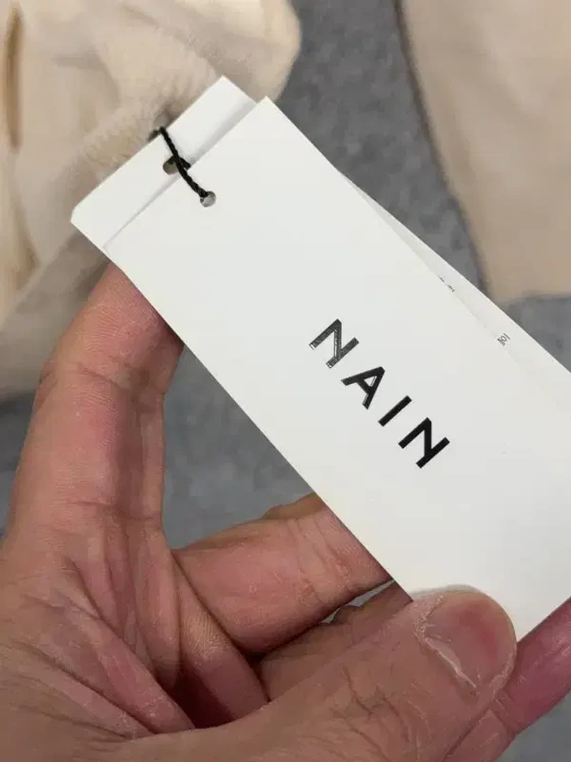 [새상품]나인 크림 롱 니트 가디건 FREE 상품이미지6