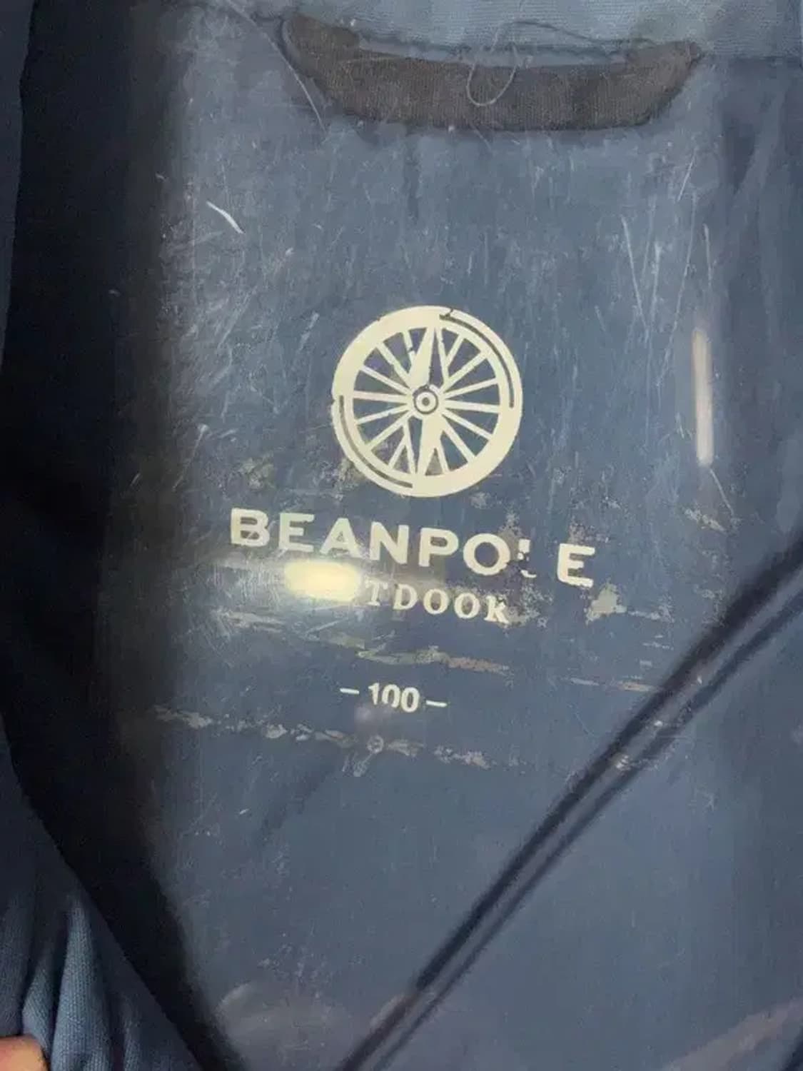 빈폴 네이비 로고 다운 패딩 점퍼 100 상품이미지7