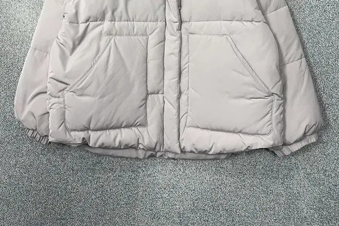 로엠 라이트 그레이 오버핏 푸퍼 패딩 91-101-165 상품이미지4