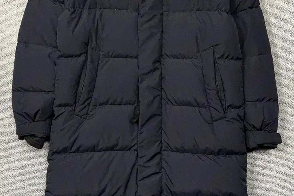 네파 블랙 로고 다운 롱패딩 90 상품이미지4