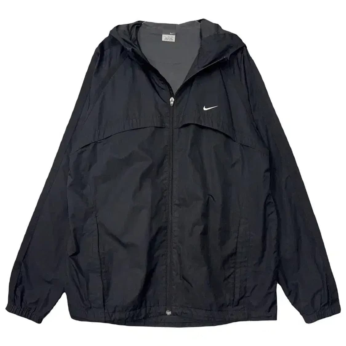 나이키 블랙 로고 후드 바람막이 XL 상품이미지1