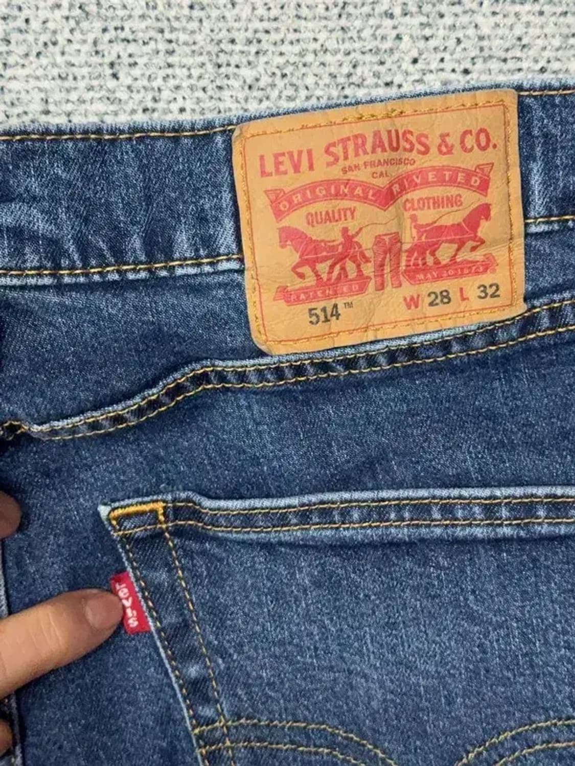 리바이스 514 남성 캐주얼 청바지 W 28 L 32 상품이미지3