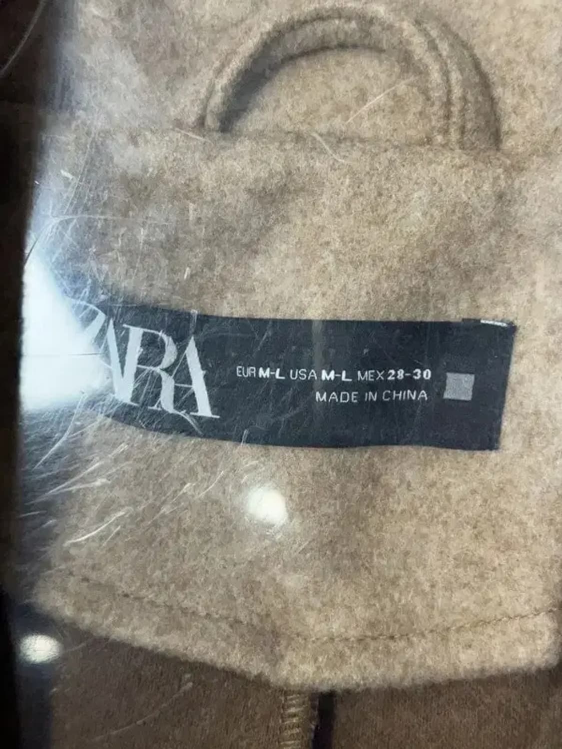 자라 베이지 블레이저 베스트 가디건 M-L 상품이미지3