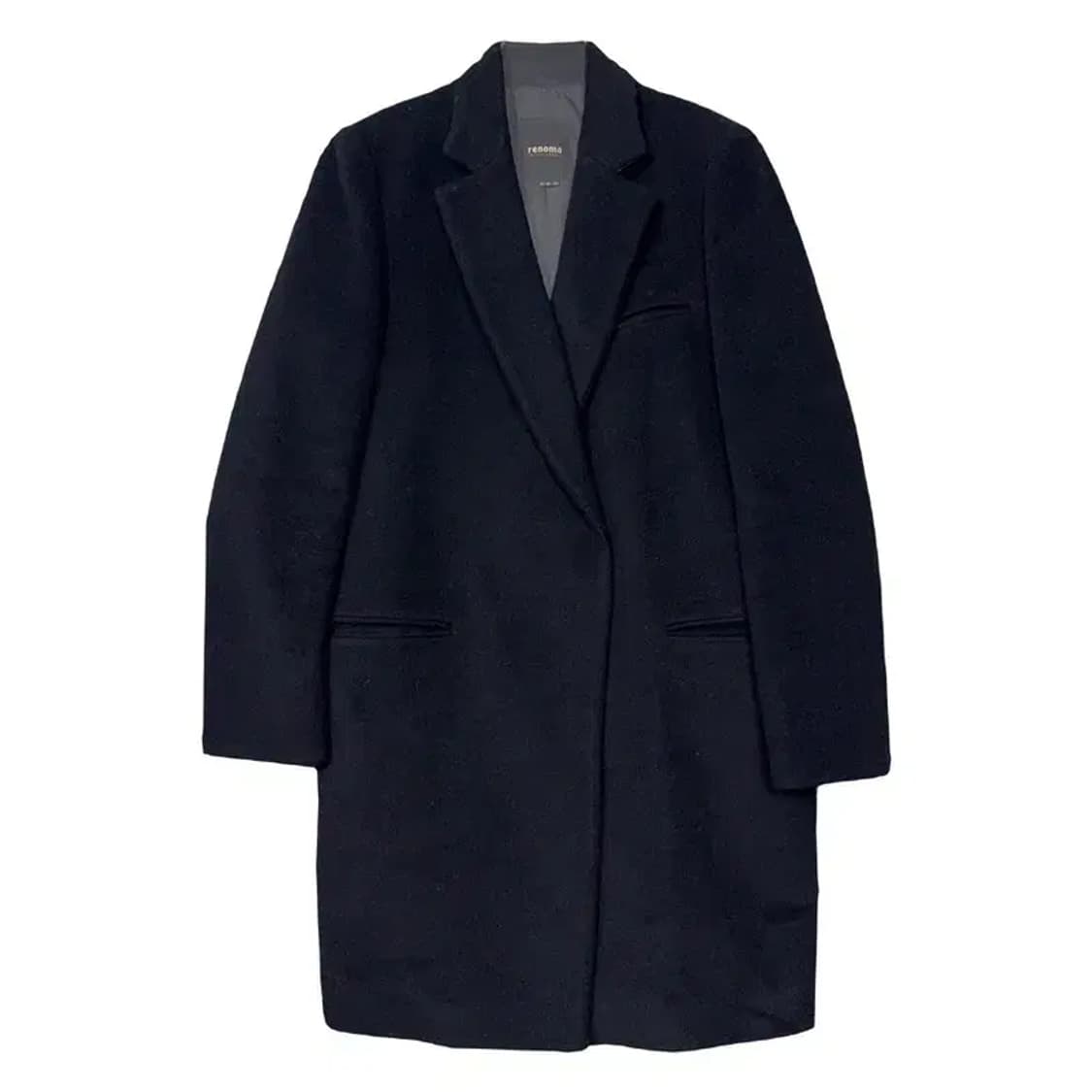 레노마 네이비 여성 울 코트 85-92-160 상품이미지1