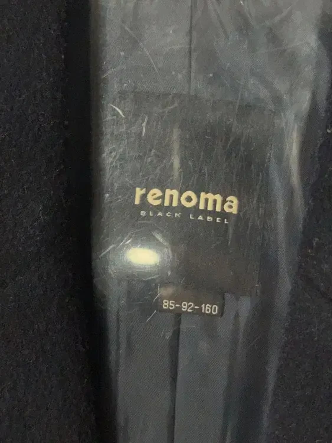 레노마 네이비 여성 울 코트 85-92-160 상품이미지3