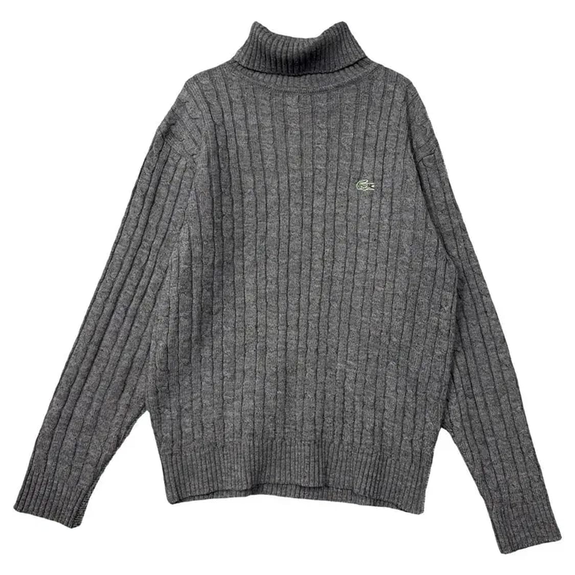 라코스테 그레이 로고 폴라 니트 FREE 상품이미지1