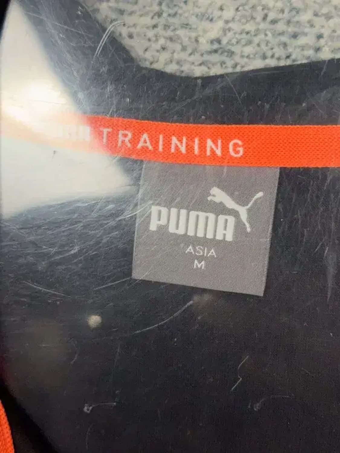 푸마 블랙 로고 기능성 후드 집업 M 상품이미지4