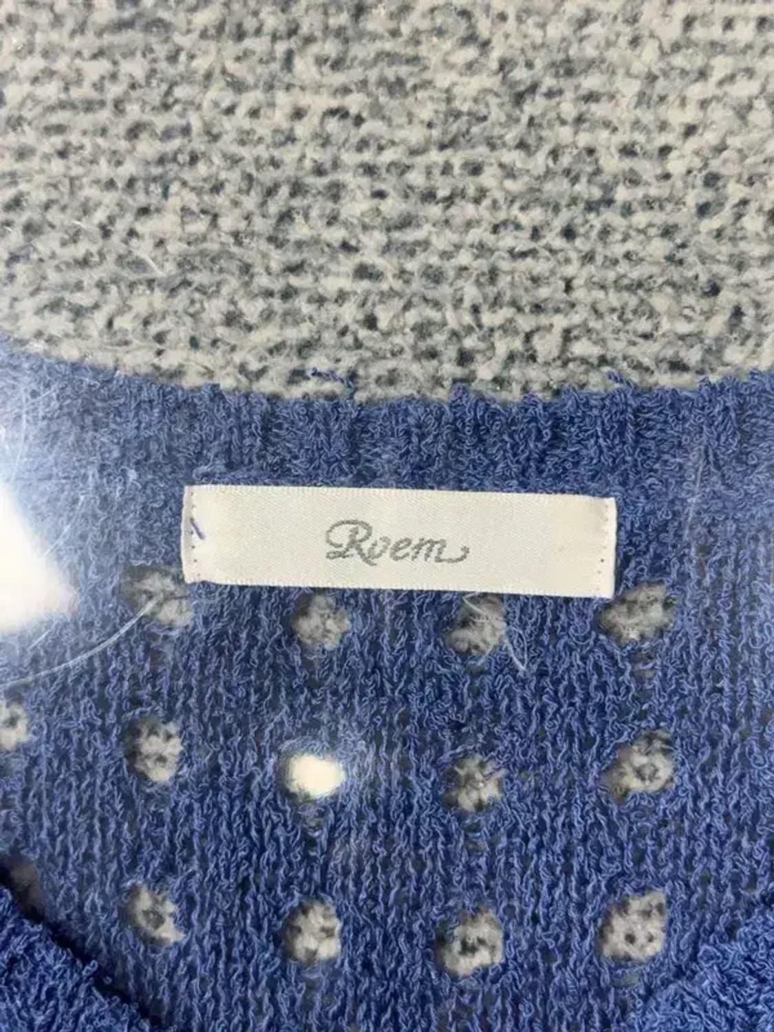 로엠 블루 여성 캐주얼 니트 90 상품이미지3