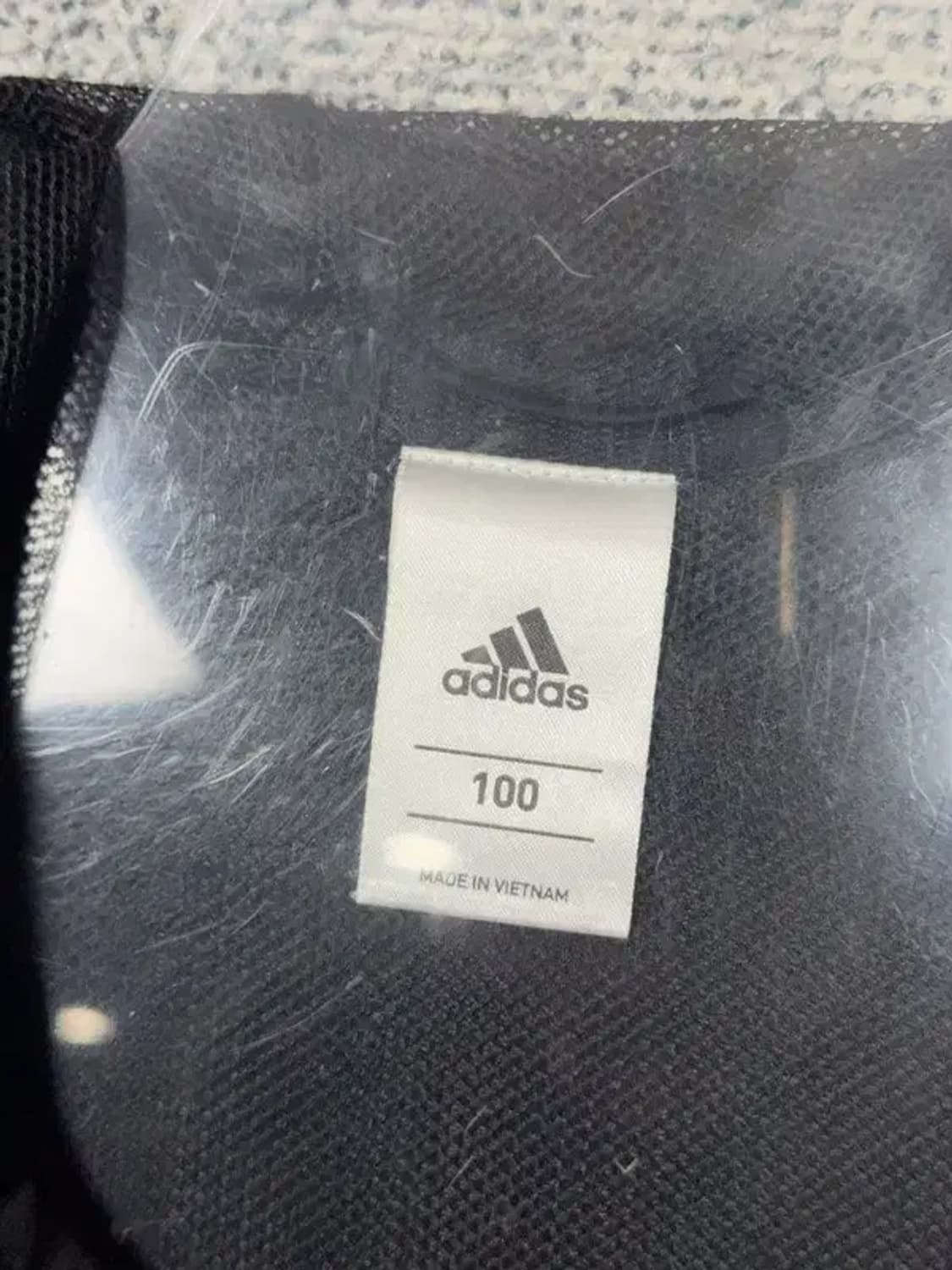 아디다스 블랙 로고 기능성 후드 바람막이 100 상품이미지3