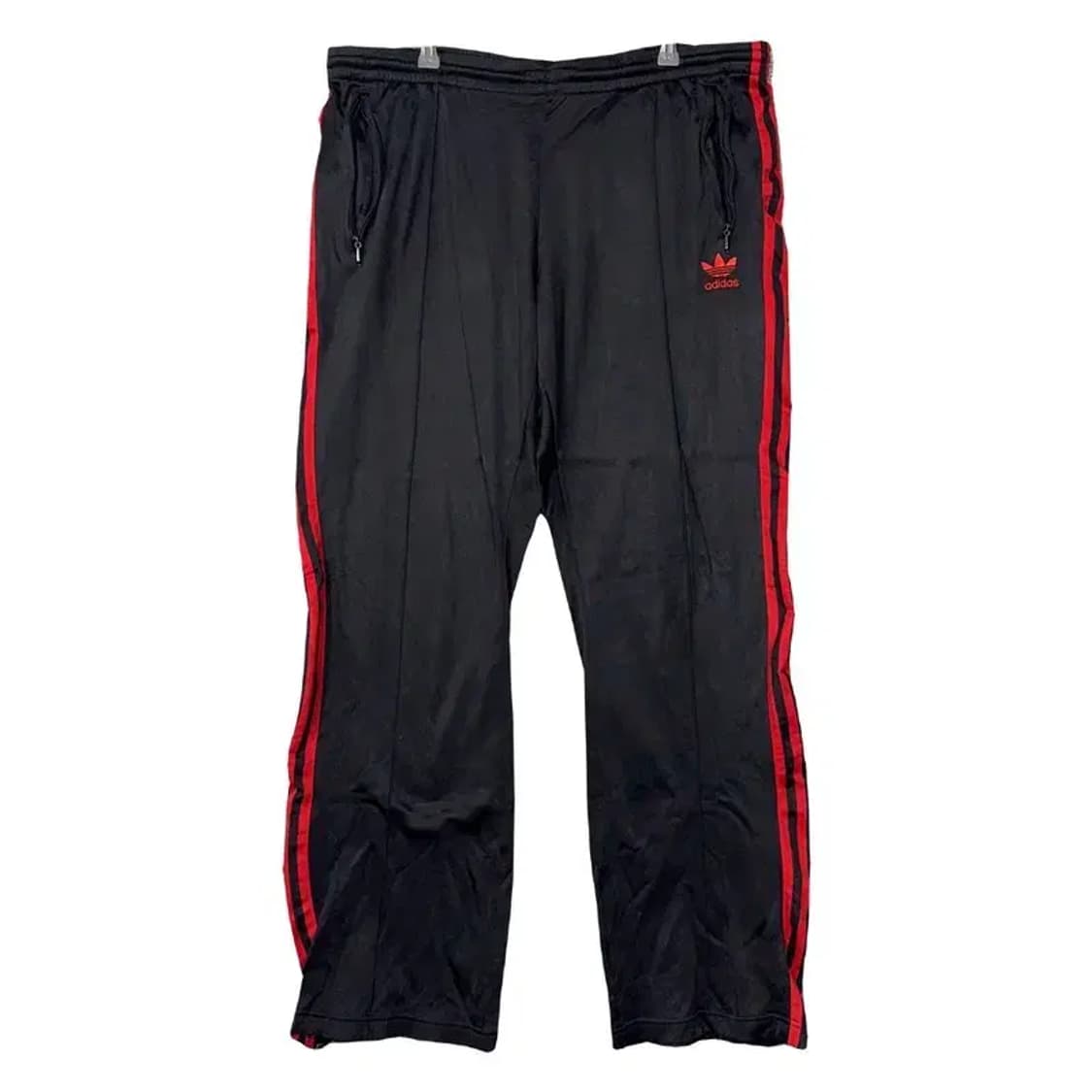 아디다스 흑탭 검빨 트랙팬츠 M 상품이미지1