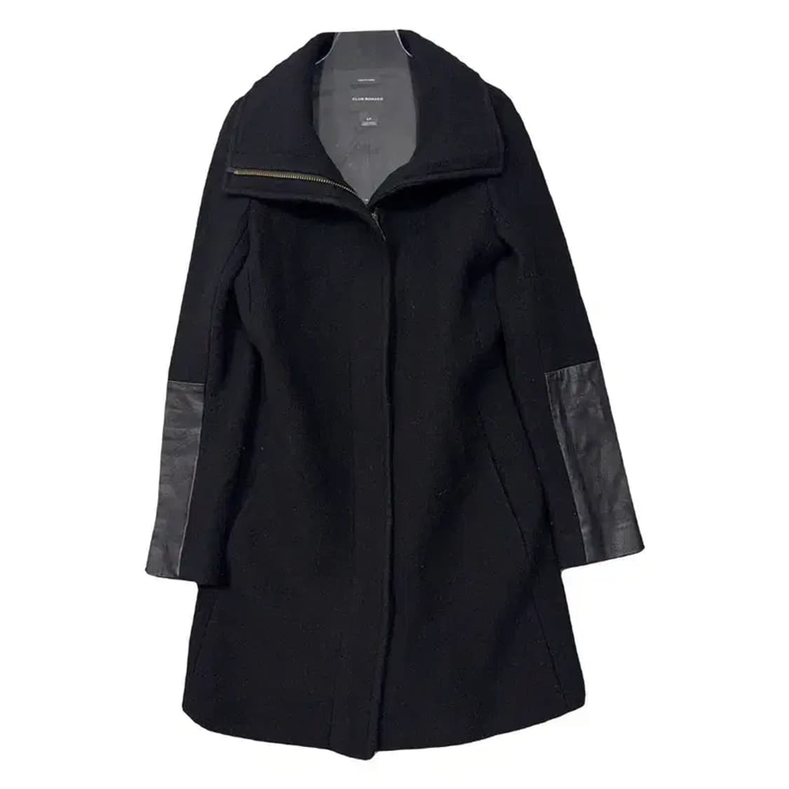 클럽모나코 블랙 클래식 울 코트 S 상품이미지1