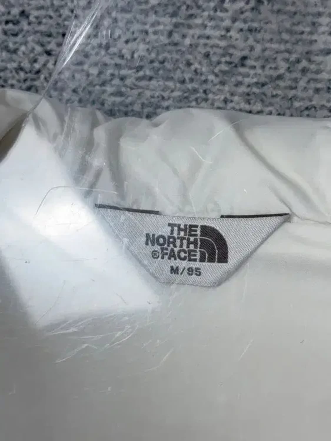 노스페이스 화이트 뽀글이 후리스 반집업 후드티 M 상품이미지3