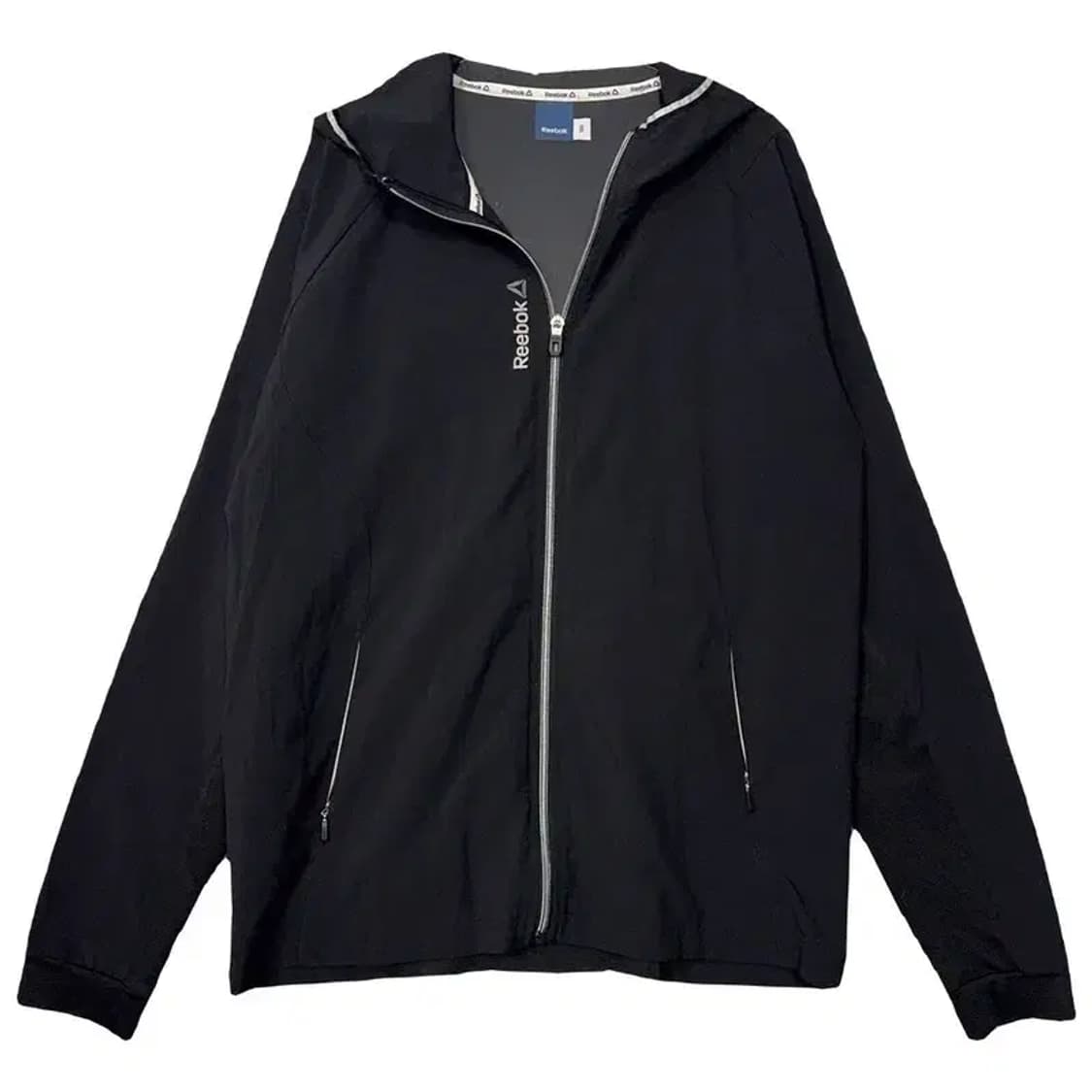 리복 블랙 기능성 후드 집업 100 상품이미지1