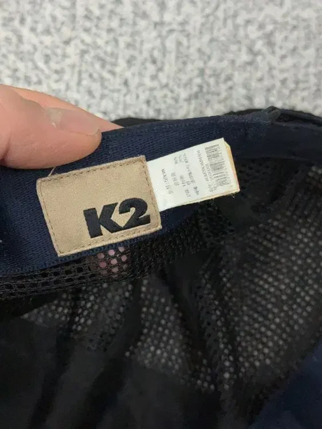 K2 네이비 기능성 캡 59cm 상품이미지6