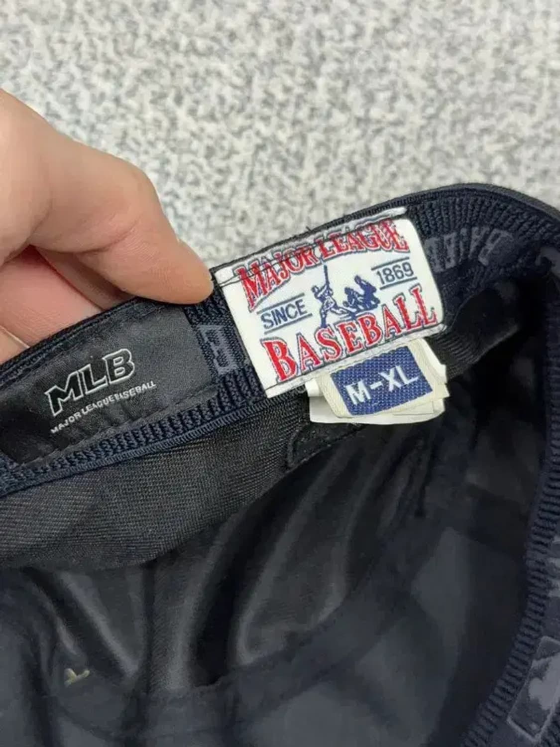 엠엘비 뉴욕양키즈 올블랙 캡 M-XL 상품이미지6