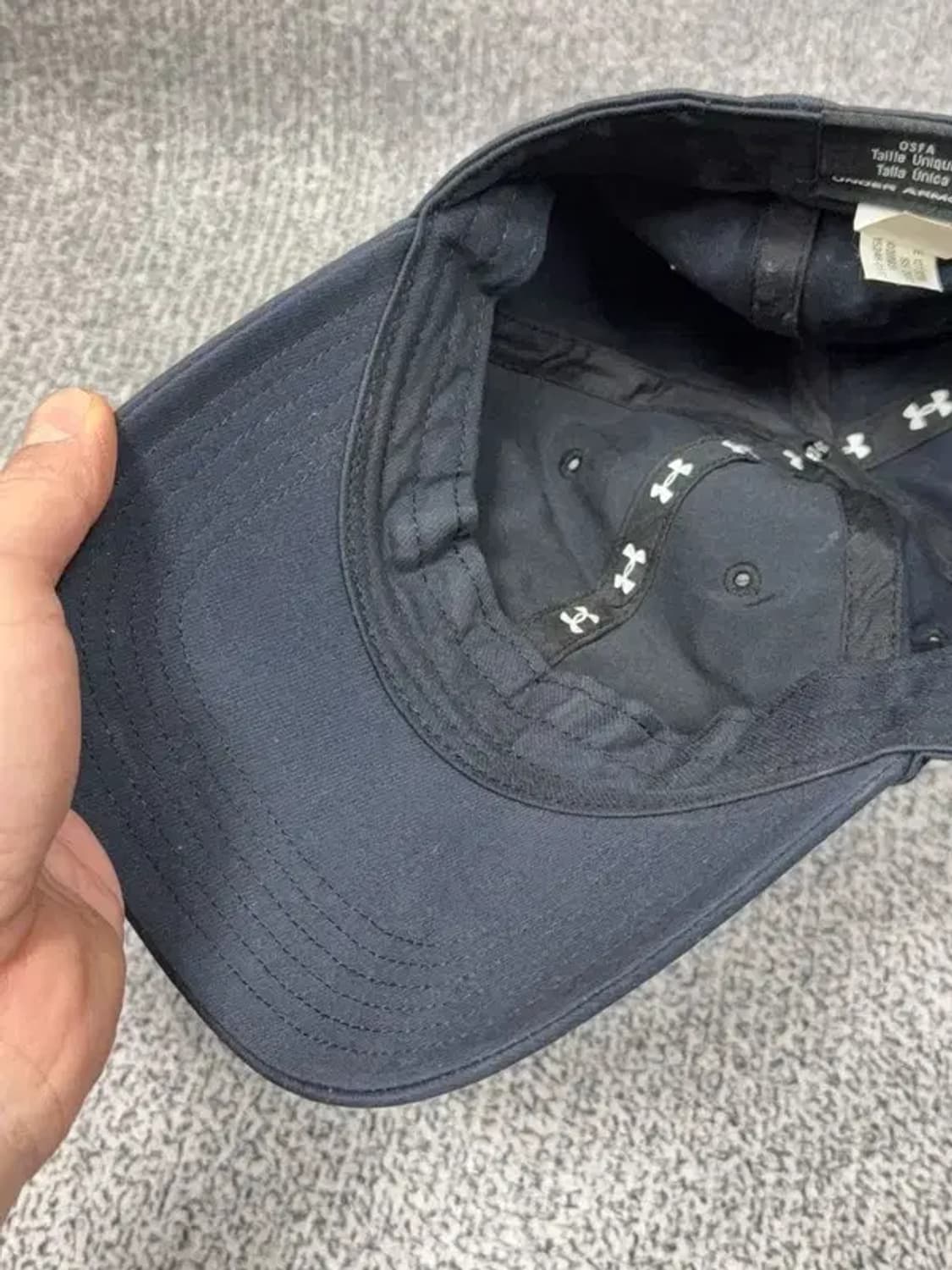 언더아머 네이비 로고 볼캡 OSFA 상품이미지5