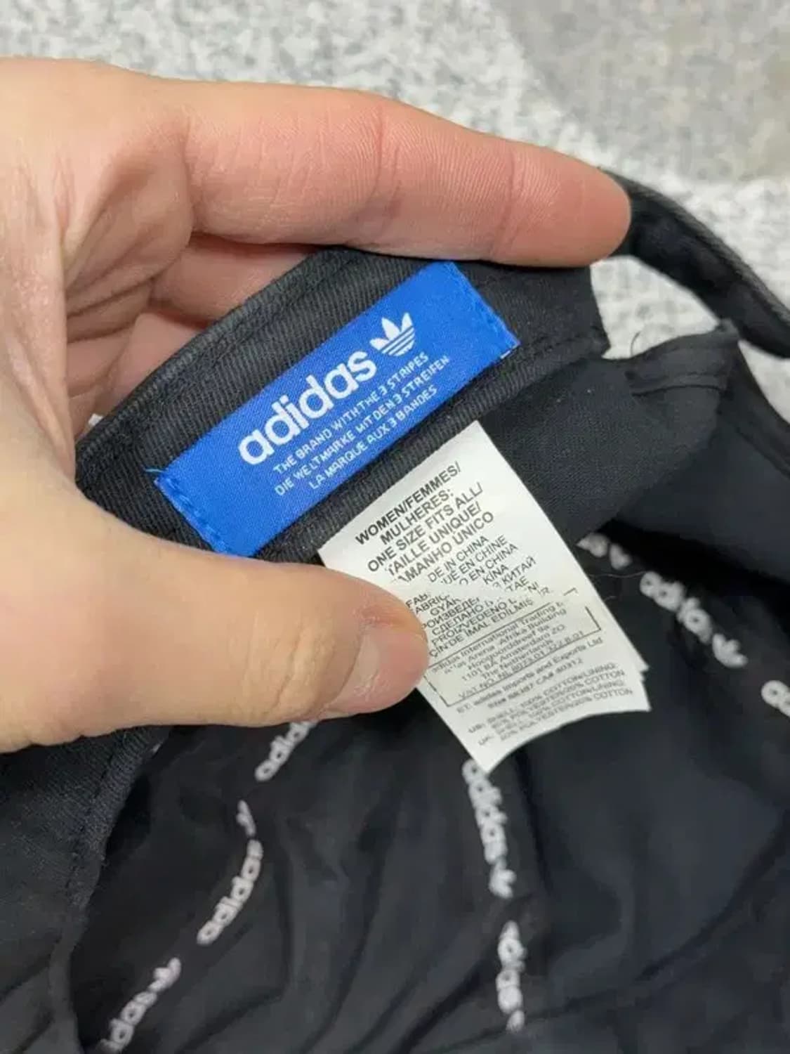 아디다스 로고 블랙 캡 ONE SIZE FITS ALL 상품이미지6