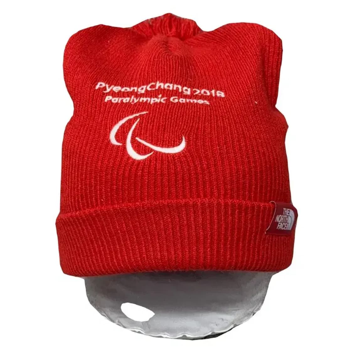 노스페이스 평창 올림픽 프린팅 레드 비니 ONE 상품이미지1