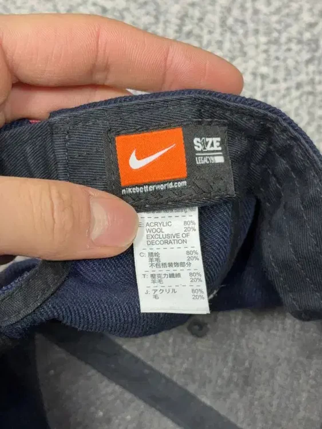 나이키 네이비 볼캡 SIZE 상품이미지6