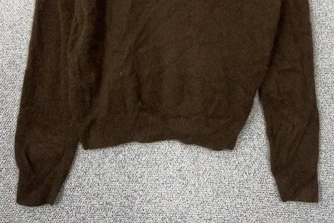 시슬리 브라운 브이넥 니트 ONE SIZE 상품이미지4
