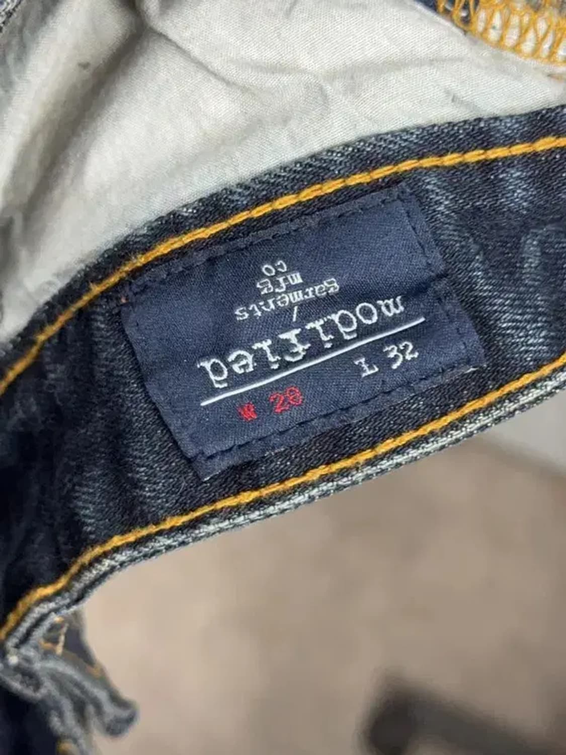 모디파이드 워싱 캐주얼 청바지 W 28 L 32 상품이미지7