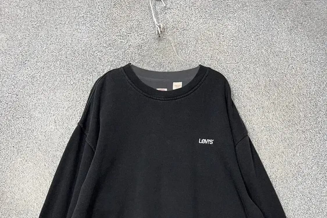 리바이스 블랙 오버 사이즈 맨투맨 XL/TG/EG 상품이미지3