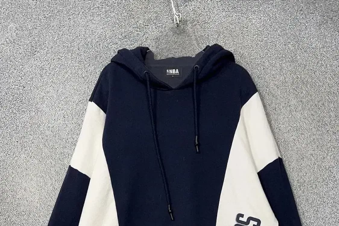 엔비에이 네이비 멀티 로고 후드티 L 상품이미지3