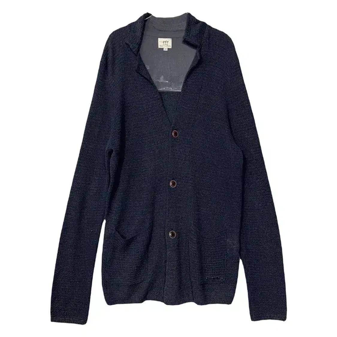 헨리코튼 네이비 아크릴 니트 가디건 105 상품이미지1