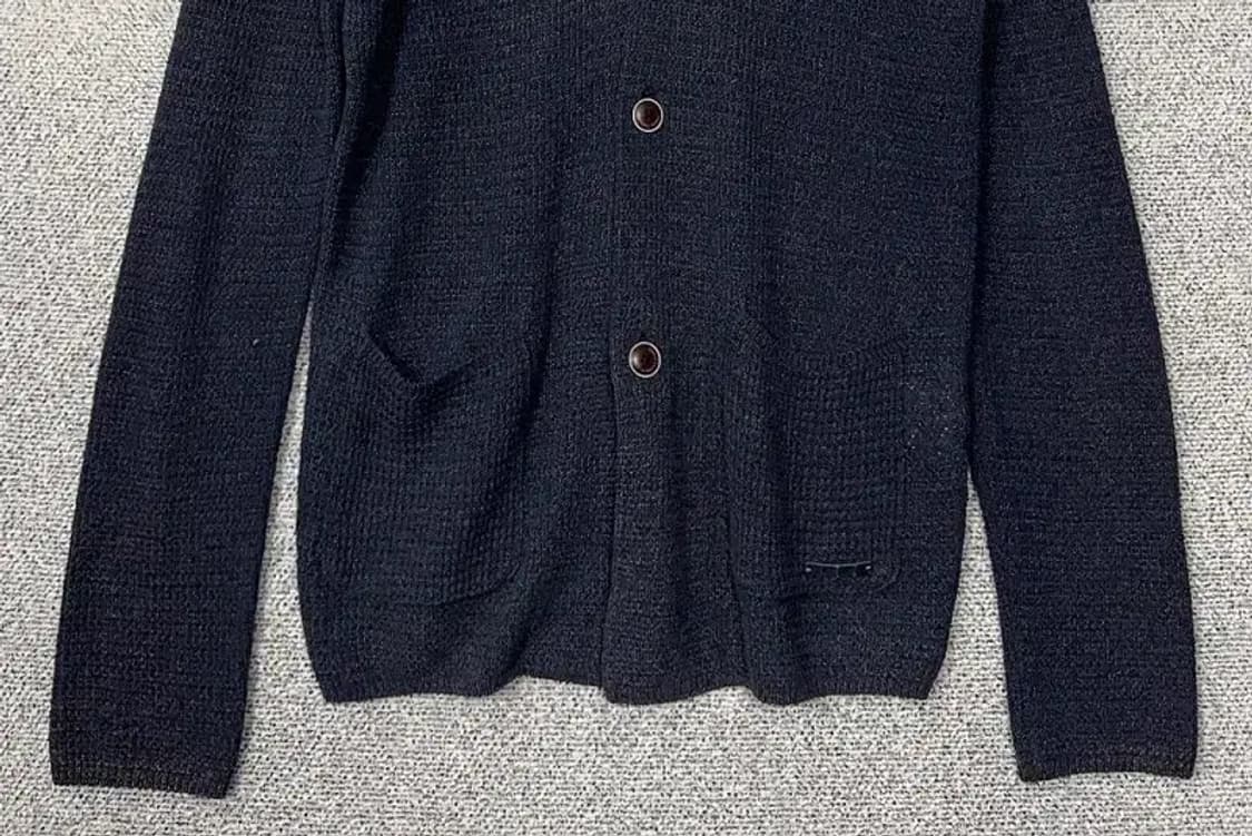 헨리코튼 네이비 아크릴 니트 가디건 105 상품이미지4