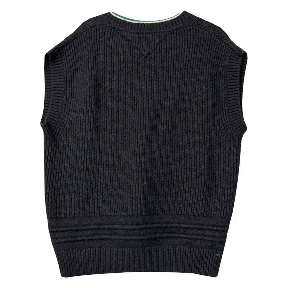 타미힐피거 블랙 로고 니트 조끼 S 상품이미지2