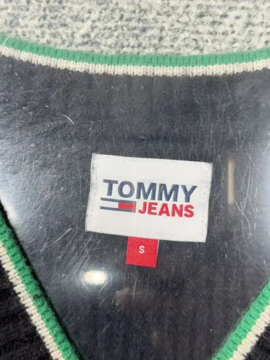 타미힐피거 블랙 로고 니트 조끼 S 상품이미지7