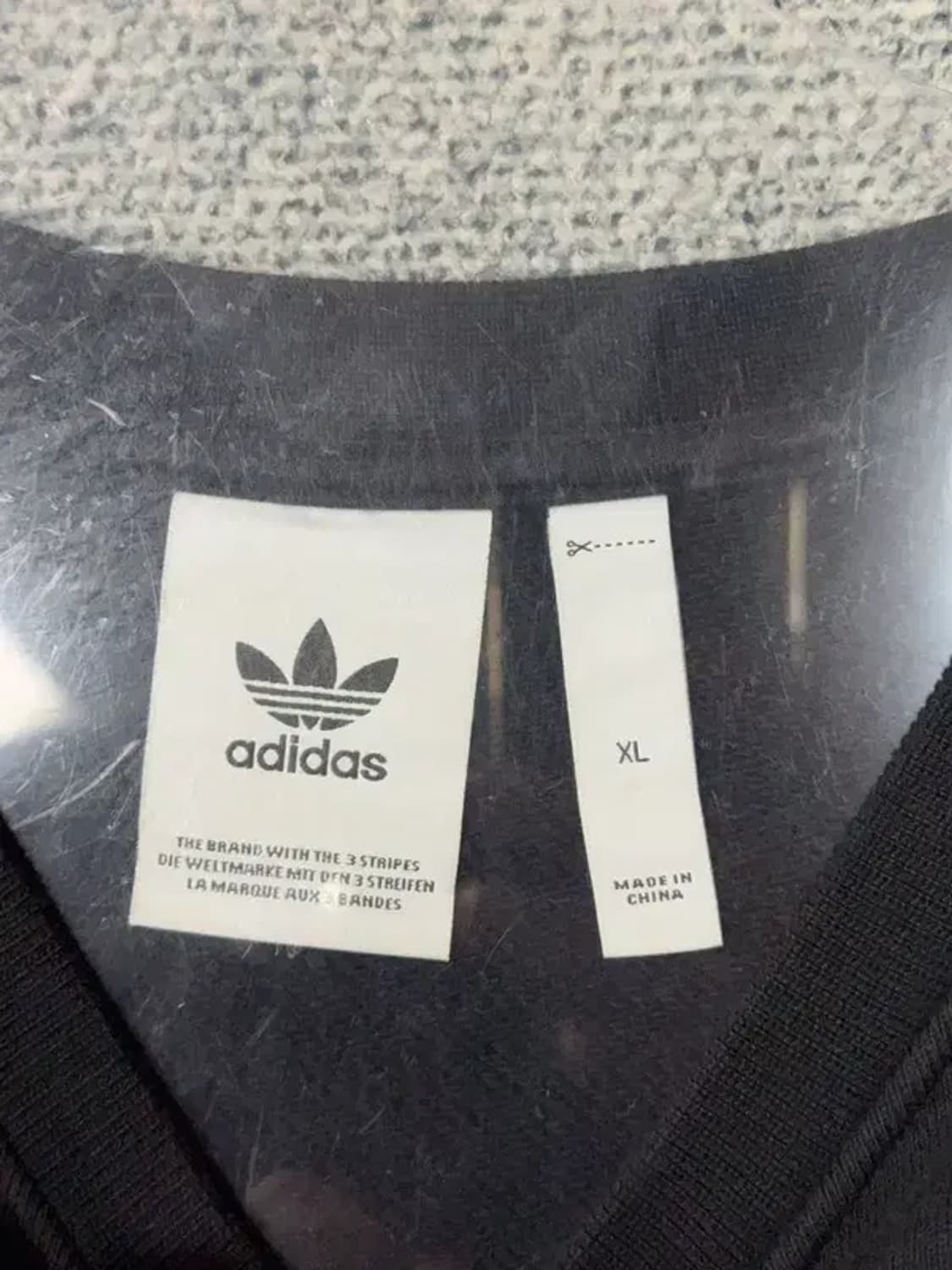 아디다스 스트라이프 블랙 맨투맨 XL 상품이미지7