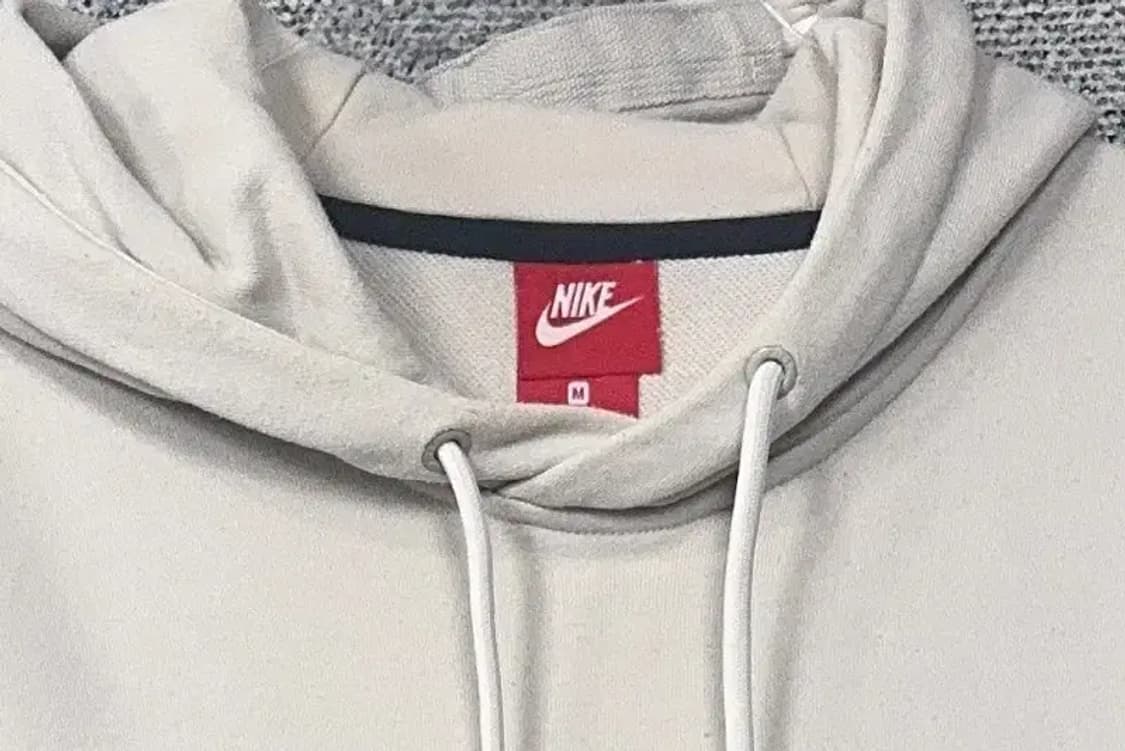 나이키 프린팅 크림 후드티 M 상품이미지5