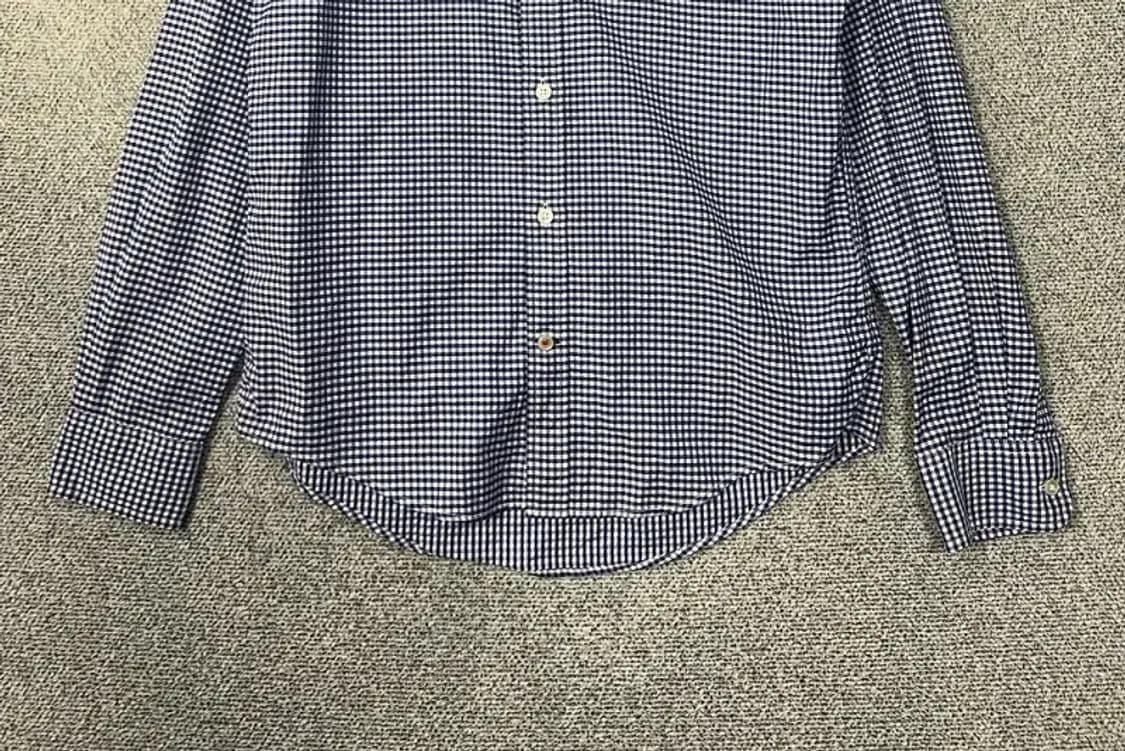 타미힐피거 체크 블루 셔츠 S/P 상품이미지4