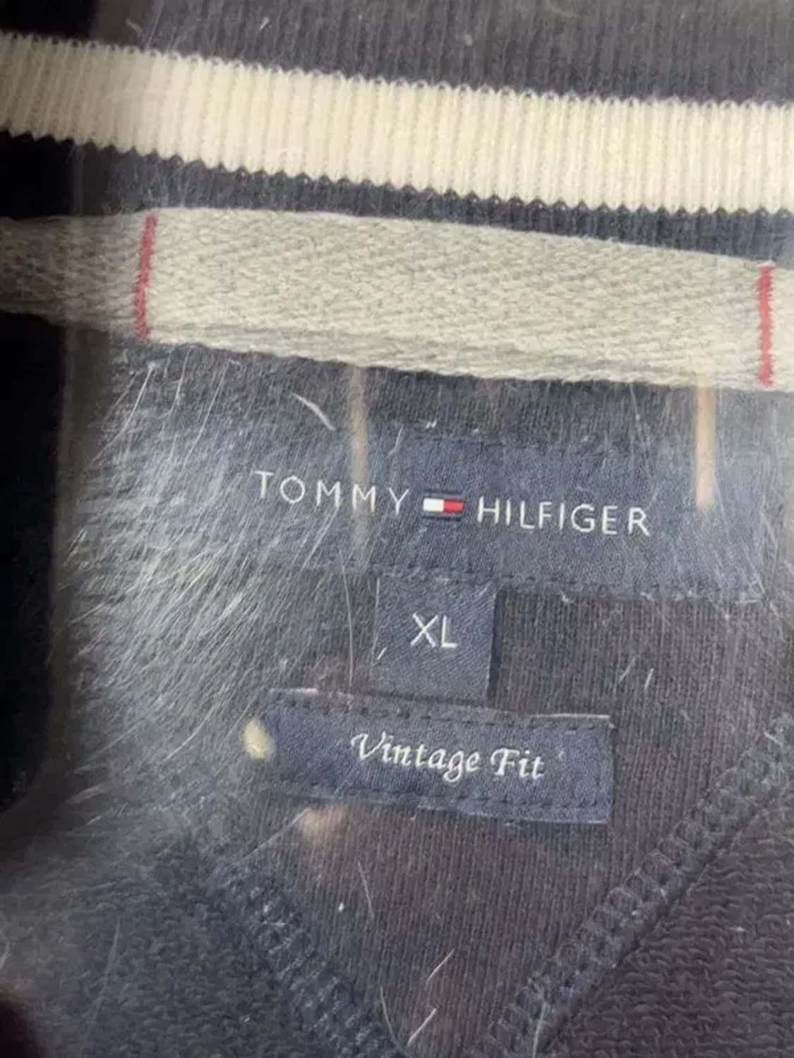 타미힐피거 네이비 로고 단라가 코튼 블루종 집업 XL 상품이미지7