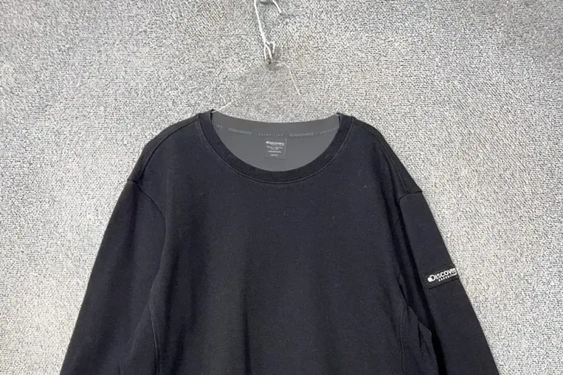 디스커버리 그레이 로고 맨투맨 110 상품이미지3