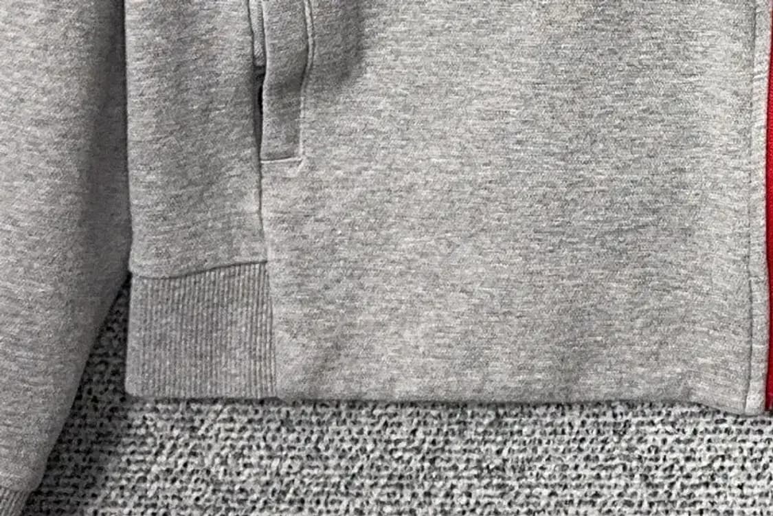 디스커버리 라이트 그레이 로고 후드 집업 110 상품이미지6