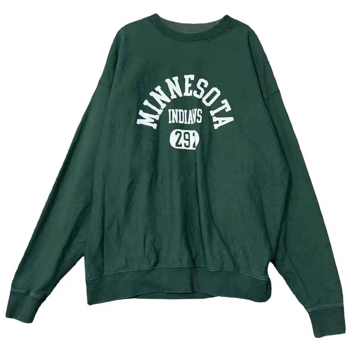 아웃스탠딩 프린팅 그린 맨투맨 LARGE 상품이미지1