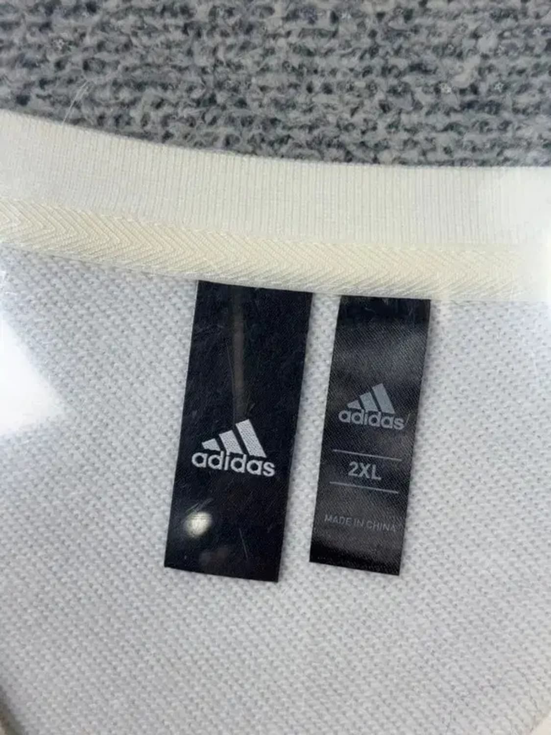 아디다스 프린팅 화이트 맨투맨 2XL 상품이미지6