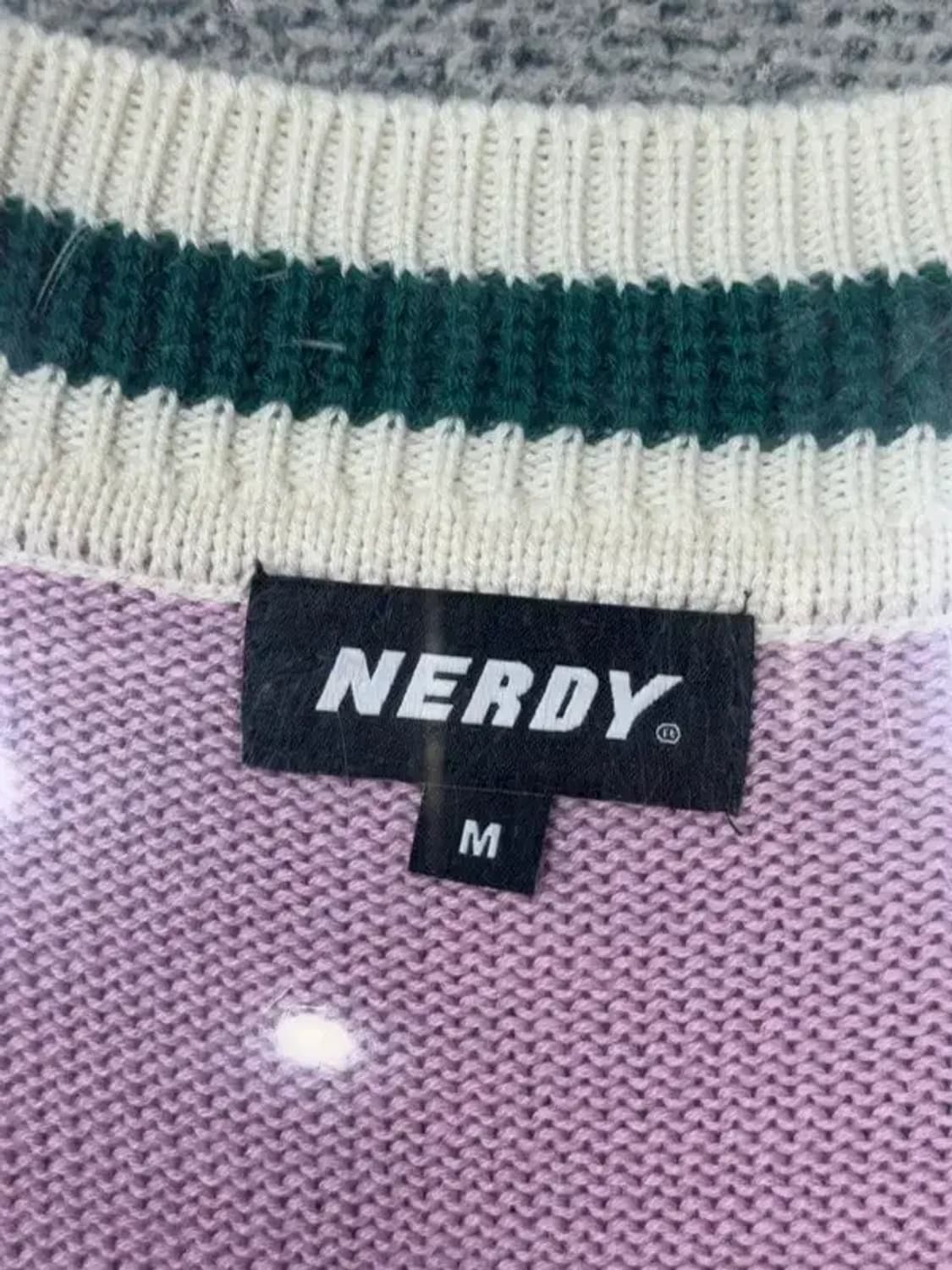 널디 라이트 퍼플 니트 조끼 M 상품이미지7