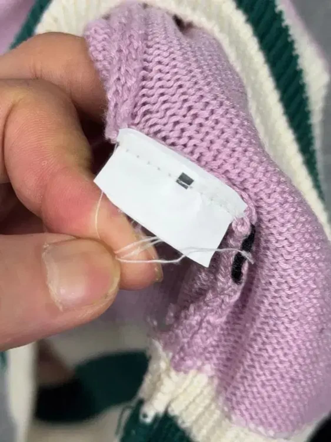 널디 라이트 퍼플 니트 조끼 M 상품이미지8