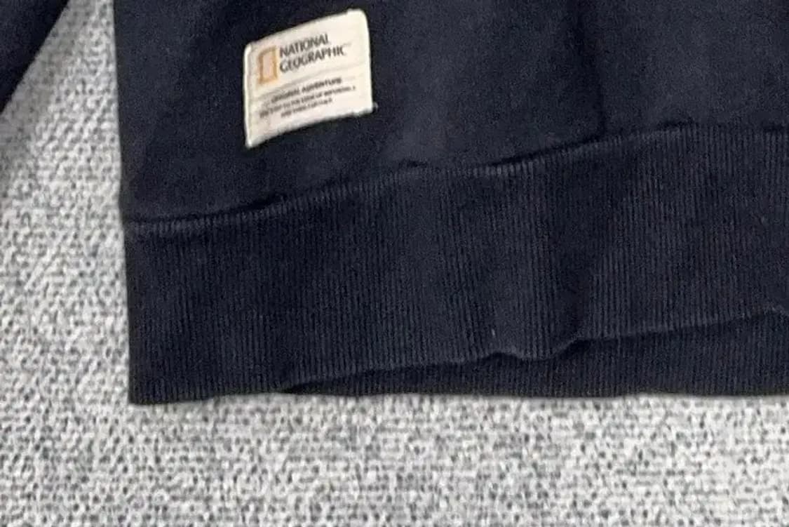 내셔널지오그래픽 네이비 로고 완장 맨투맨 XL 상품이미지6