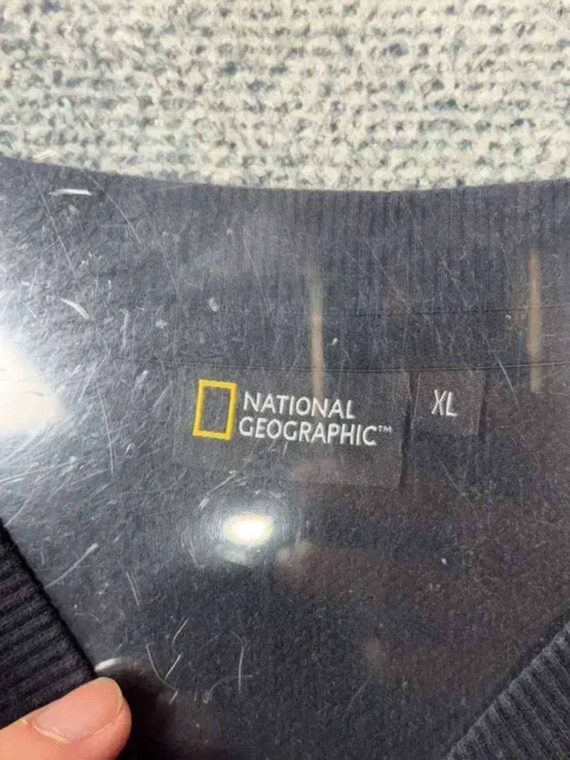 내셔널지오그래픽 네이비 로고 완장 맨투맨 XL 상품이미지7