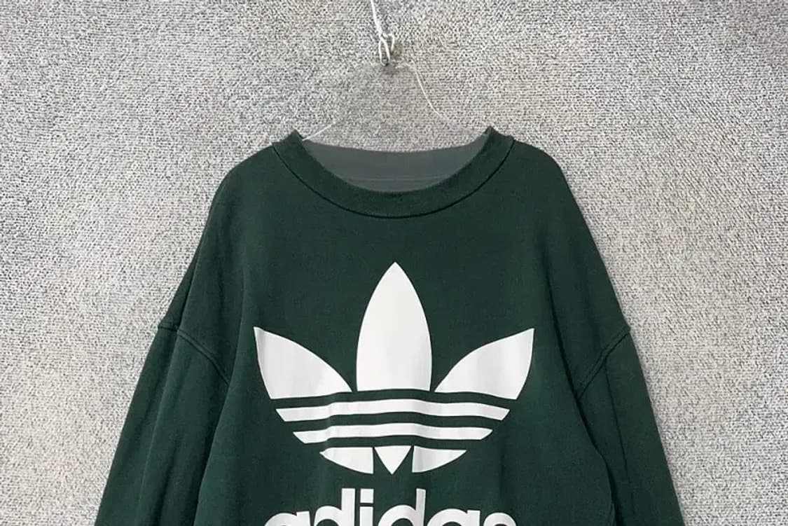 아디다스 프린팅 그린 맨투맨 XL 상품이미지3