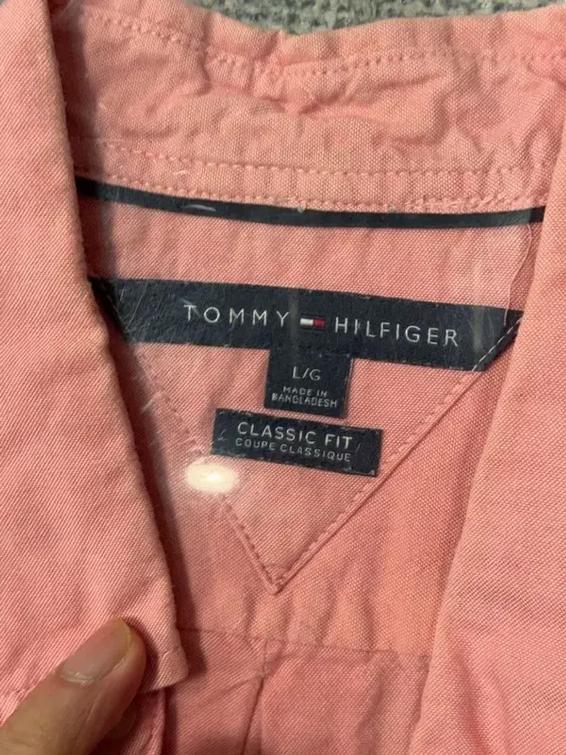 타미힐피거 핑크 캐주얼 셔츠 L/G 상품이미지6