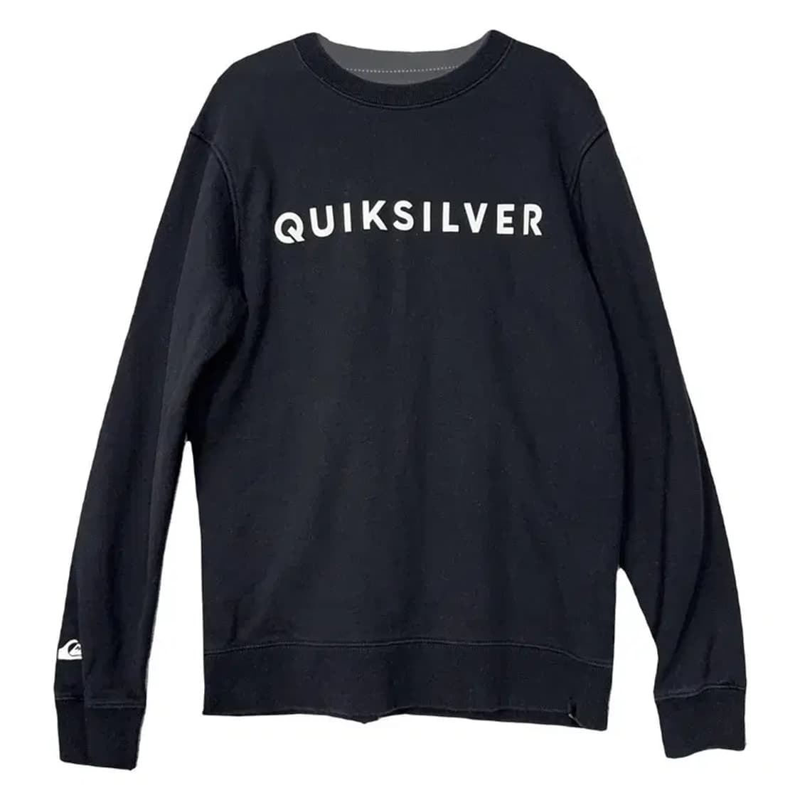 퀵실버 프린팅 블랙 맨투맨 L/G/G 상품이미지1