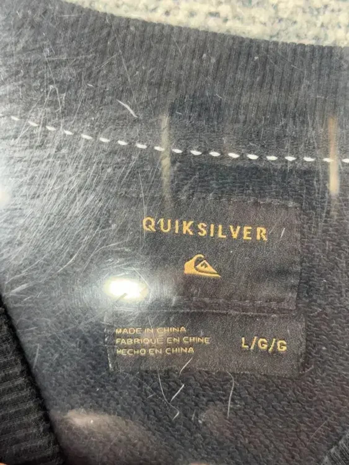 퀵실버 프린팅 블랙 맨투맨 L/G/G 상품이미지6