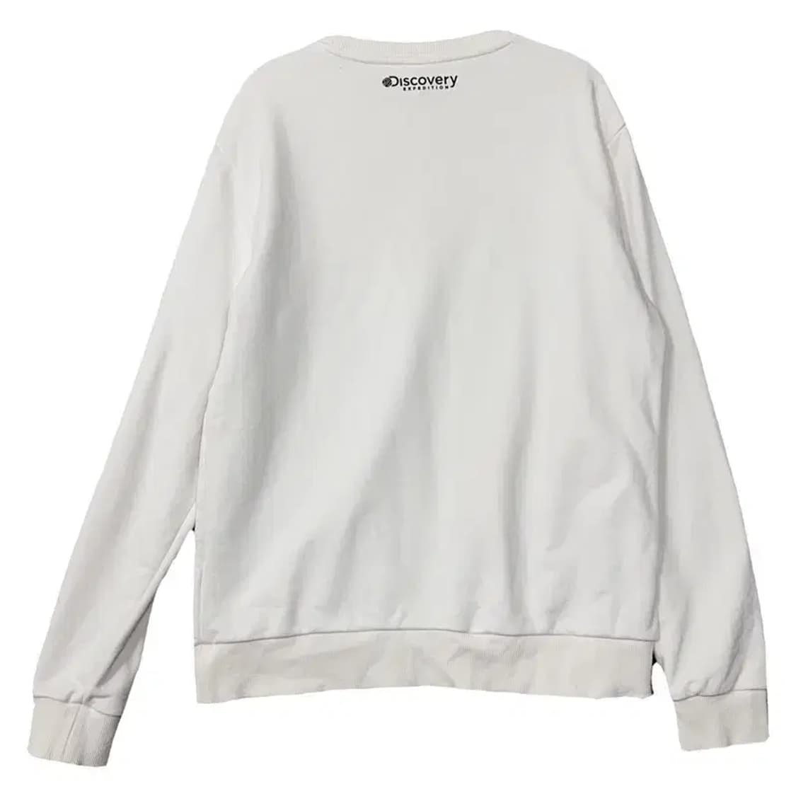 디스커버리 프린팅 화이트 맨투맨 95 상품이미지2