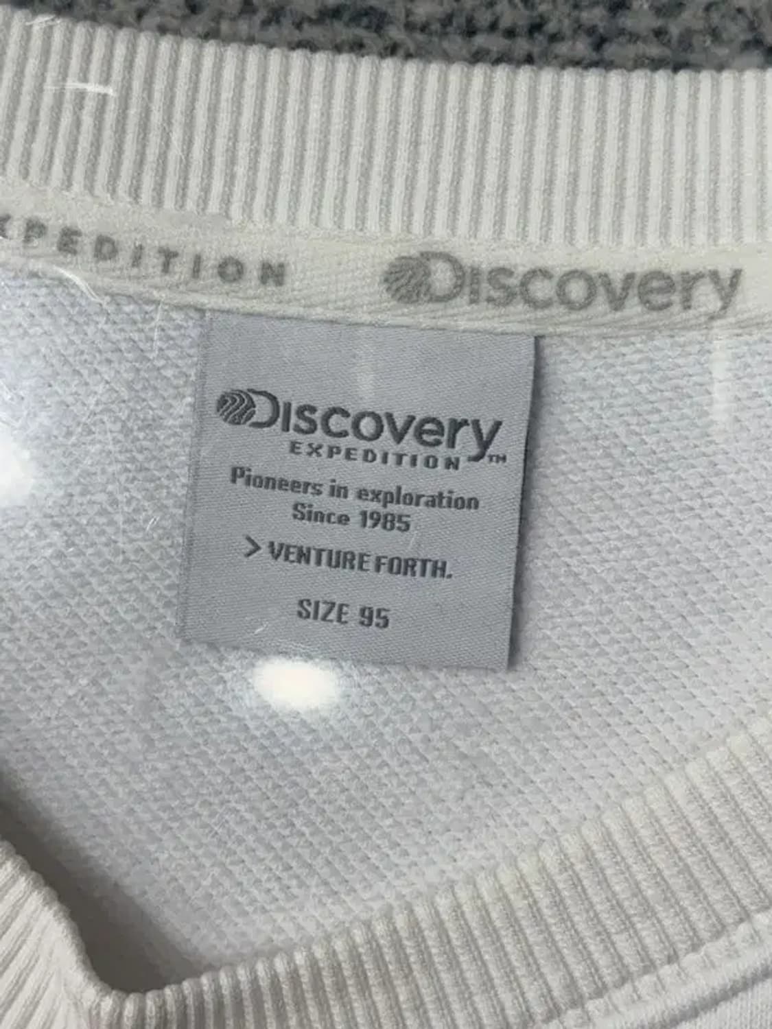 디스커버리 프린팅 화이트 맨투맨 95 상품이미지7